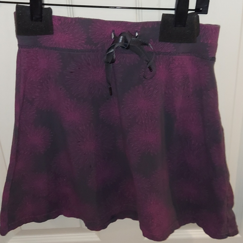 Alpine Designs Athleisure Abstract Print Drawstring Swing Skirt Small‎